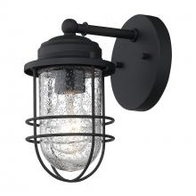  9808-OWS NB-SD - Seaport Small Outdoor Wall Sconce in Natural Black